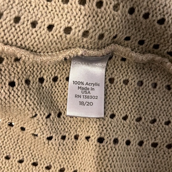 The Avenue Open Front Plus Size Cardigan, Sz. 18/20. - Picture 7 of 7